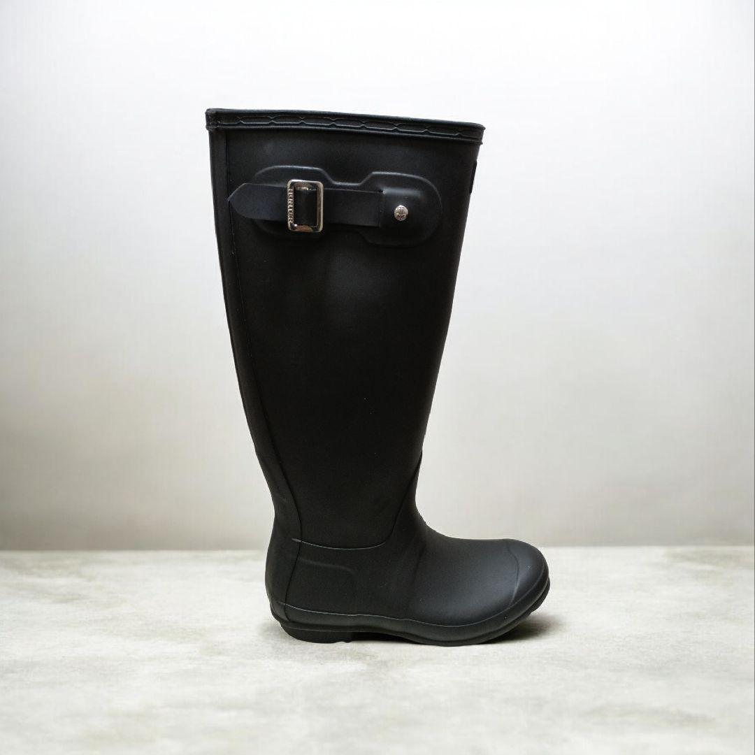 王道】HUNTER ハンター レインブーツ ロング ブラック 23cm - メルカリ