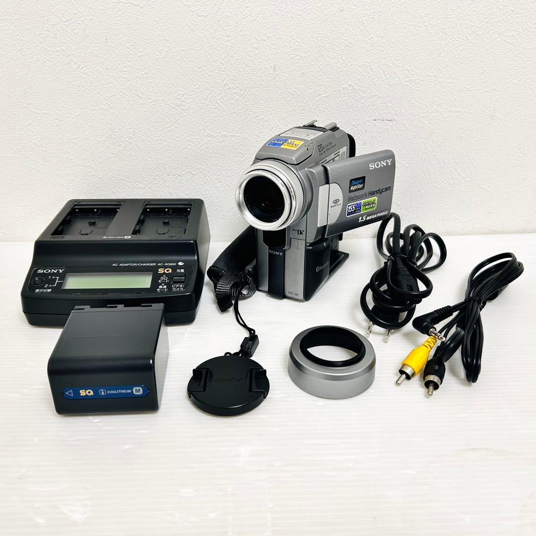 希少動作品 SONY miniDVハンディカム ビデオカメラ DCR-PC120 - メルカリ