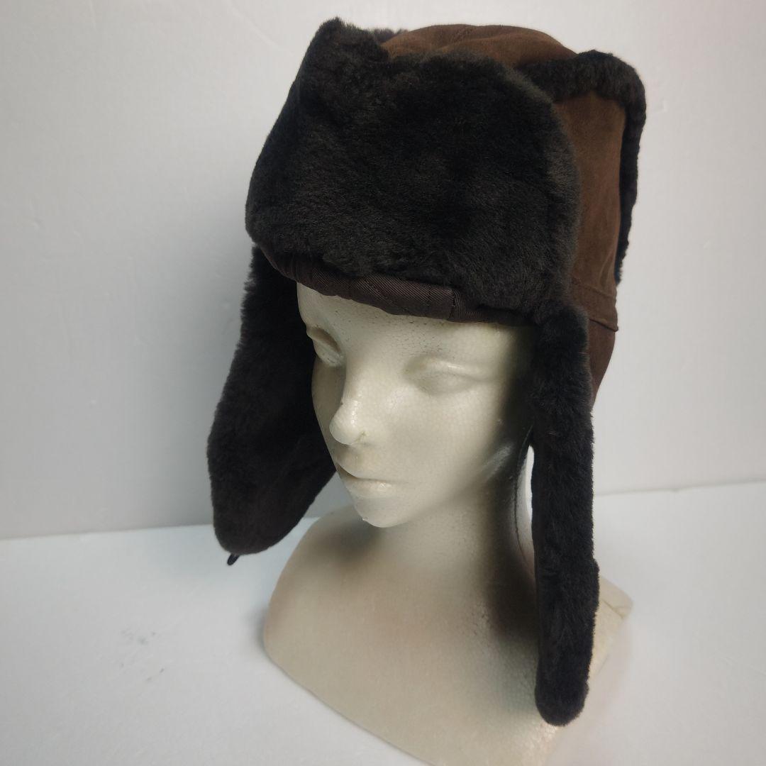 UGG アグ フライトキャップ ムートン ブラウン - メルカリ