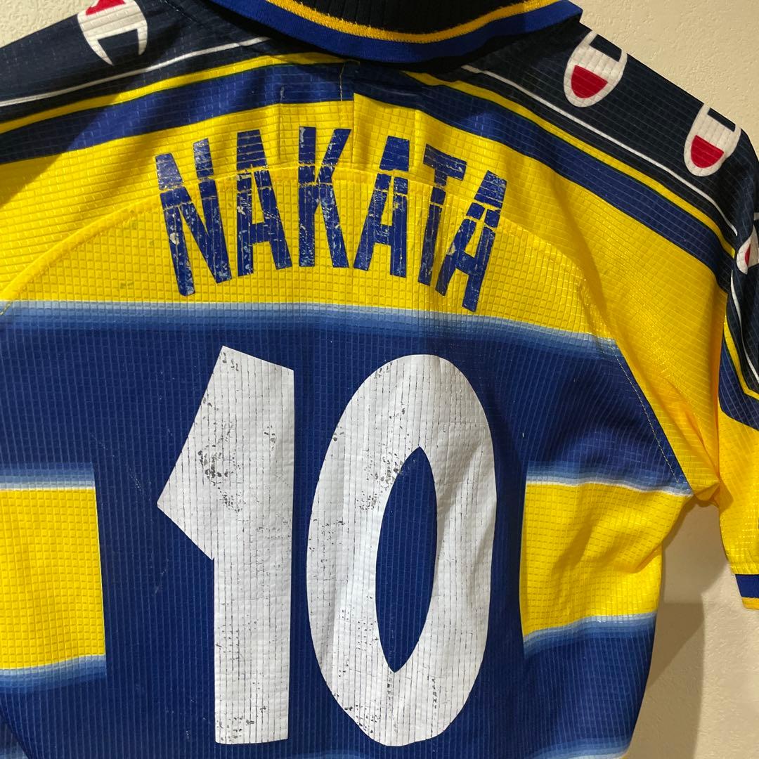 中田英寿 パルマ 01-02 ユニフォーム チャンピオン製 イタリア製