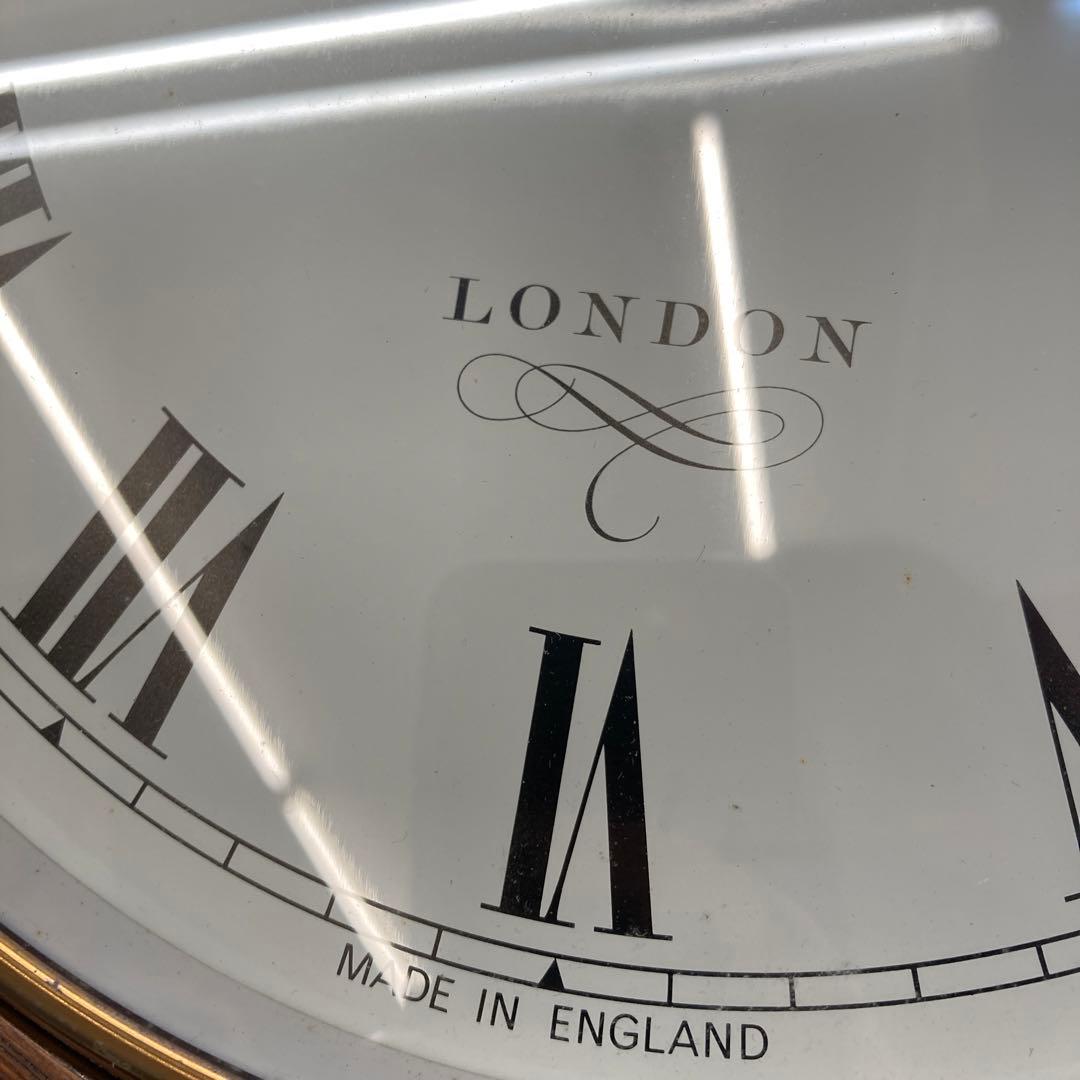 ナイトギビンズ 時計 丸型 木製フレーム 掛時計 壁掛け クオーツ 英国