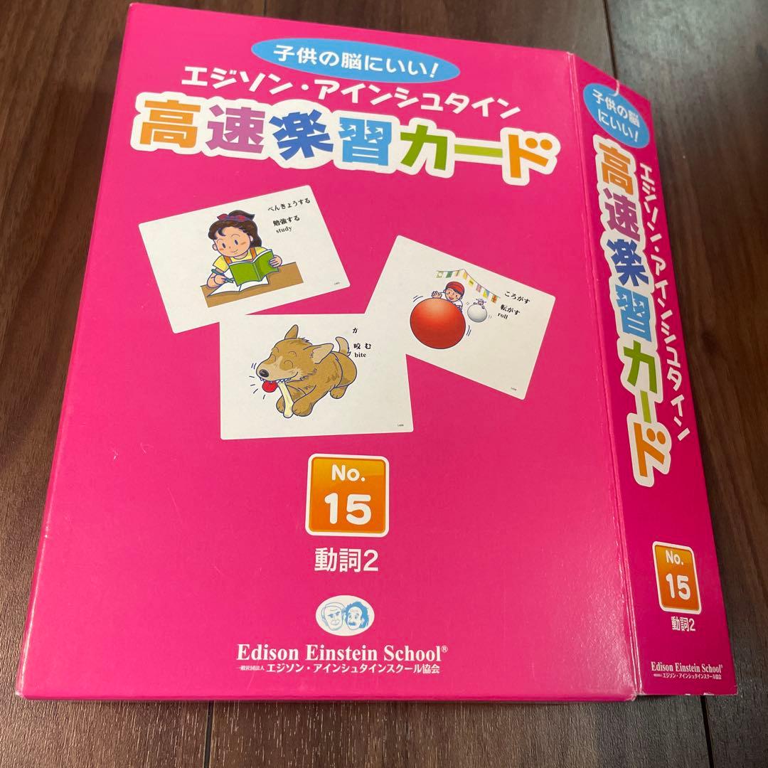 エジソン・アインシュタイン 高速学習カード No.1〜No.16 全16冊