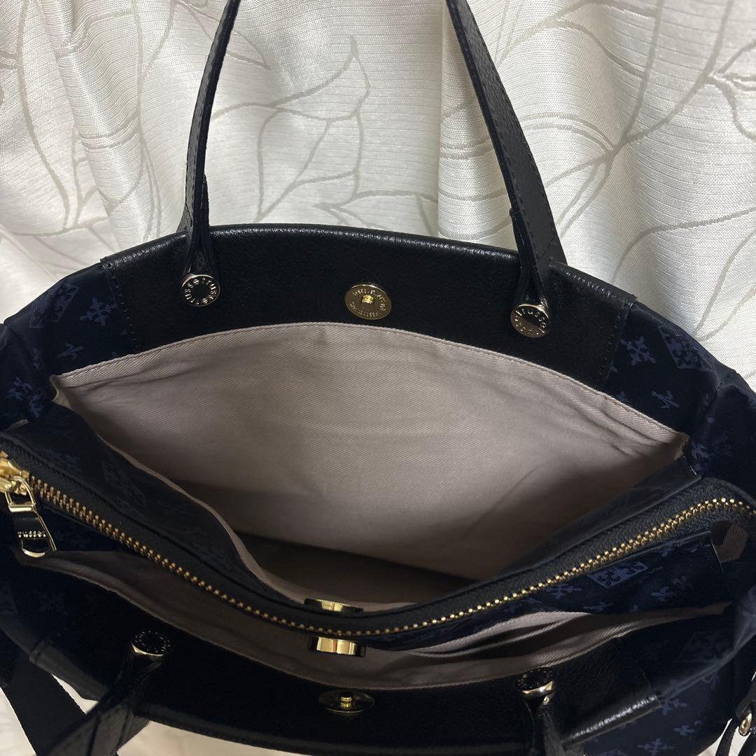 ほぼ未使用ラシット三層構造整理整頓メタルロゴ2way russet www.cosaga.com