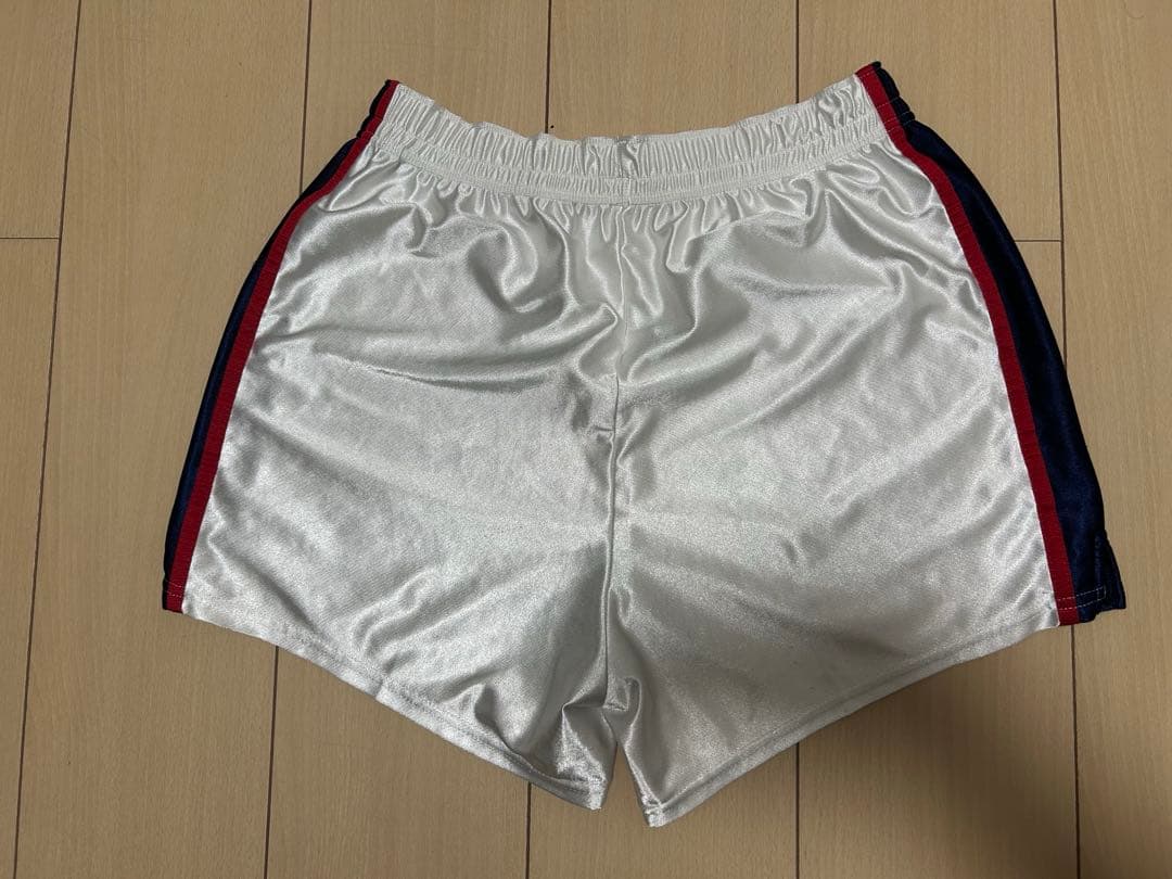 東山高校 バレー部 ゲームパンツ アシックス 白×紺×赤 春高 全国 インカレ