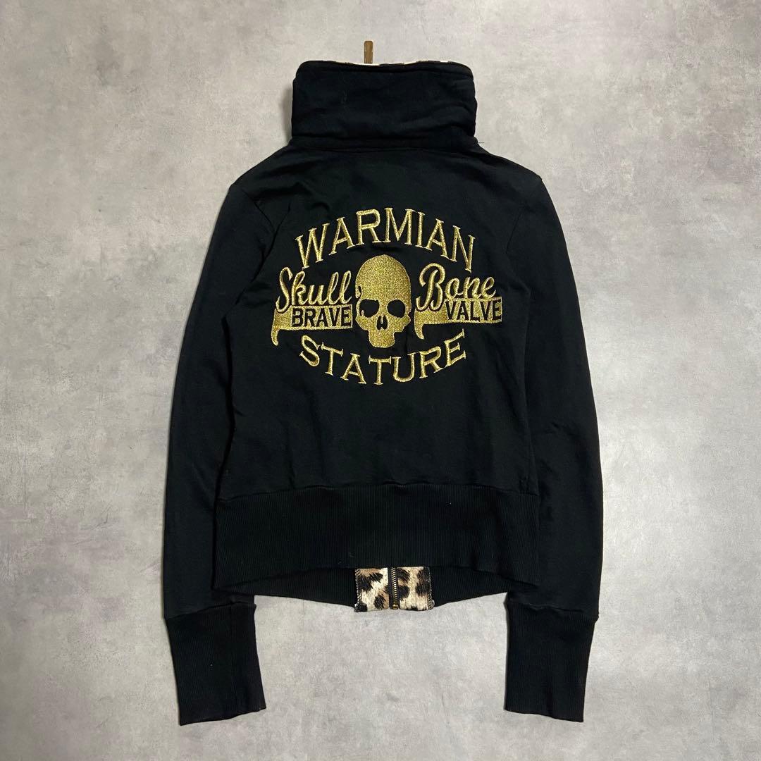 平成ギャル d.i.a ブルゾン 十字架 ドクロ ヒョウ柄 グランジ CE63