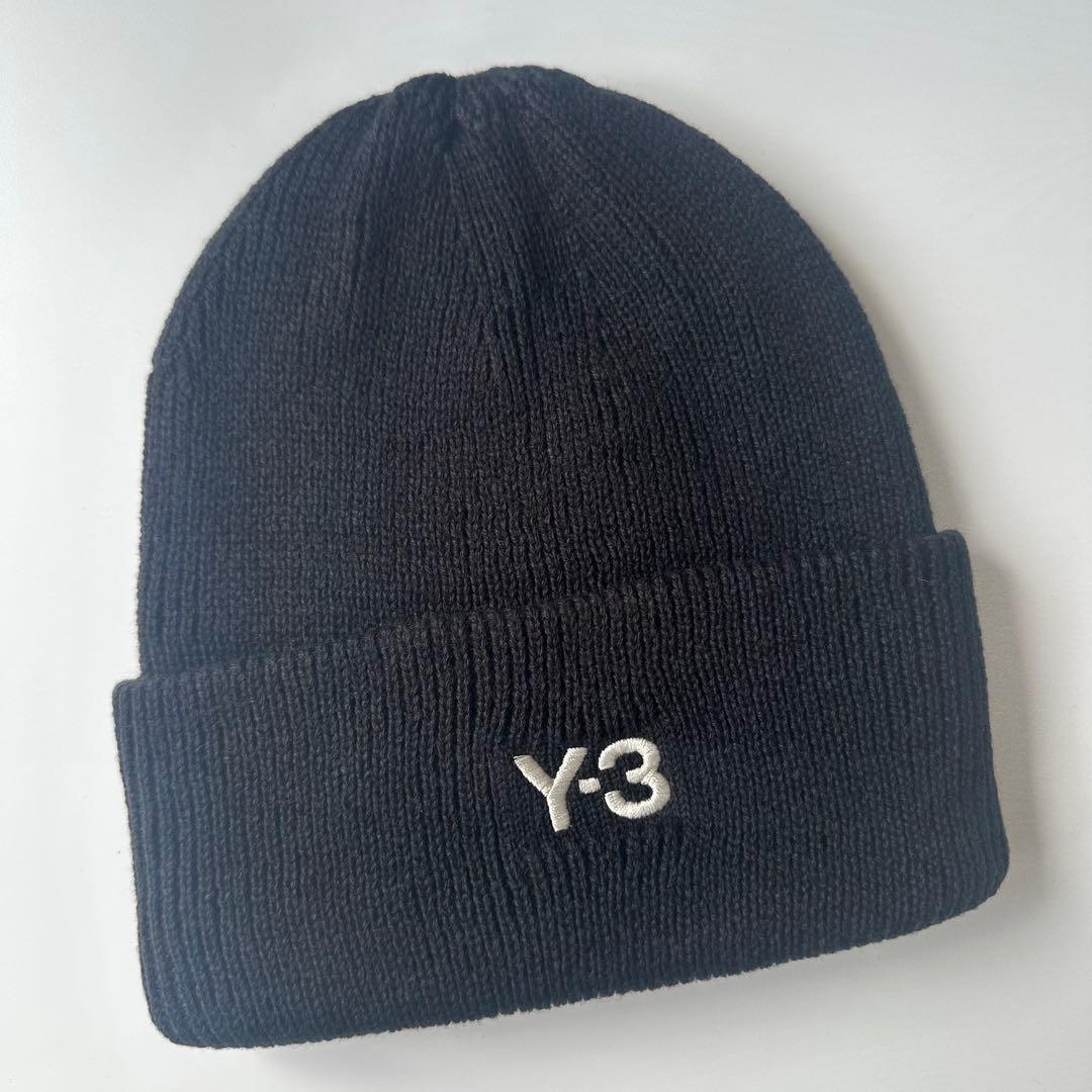 新品未使用【Y-3】y3 クラシック ニット ビーニー ロゴ ウール ニット帽 Y-3 ニット帽 ニットキャップ GRAPHIC BEANIE メンズ レディース