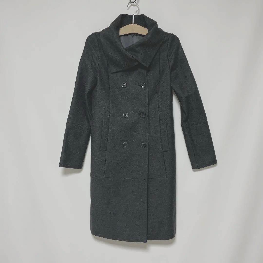 131【極美品】希少 theory セオリー コート ダブル ウール混 - メルカリ