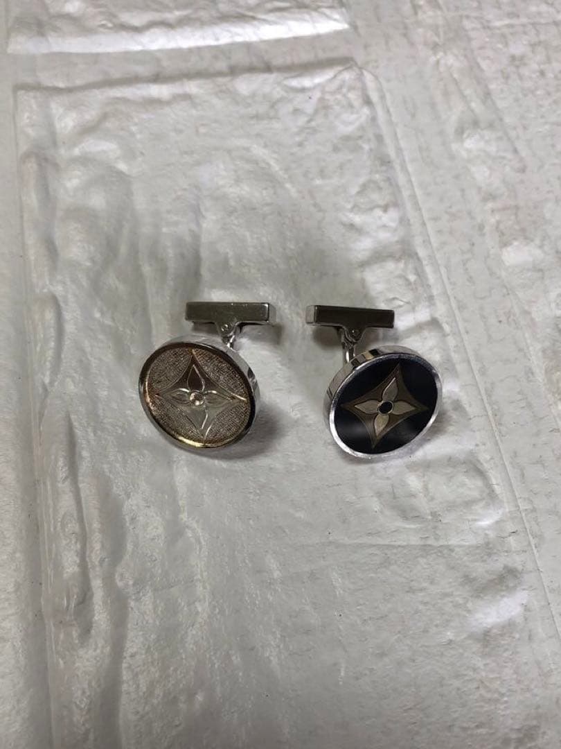 ルイヴィトン カフス シルバー925 カフリンクス ルイヴィトンカフリンクス LVサークル シルバー メンズ メタル カフス