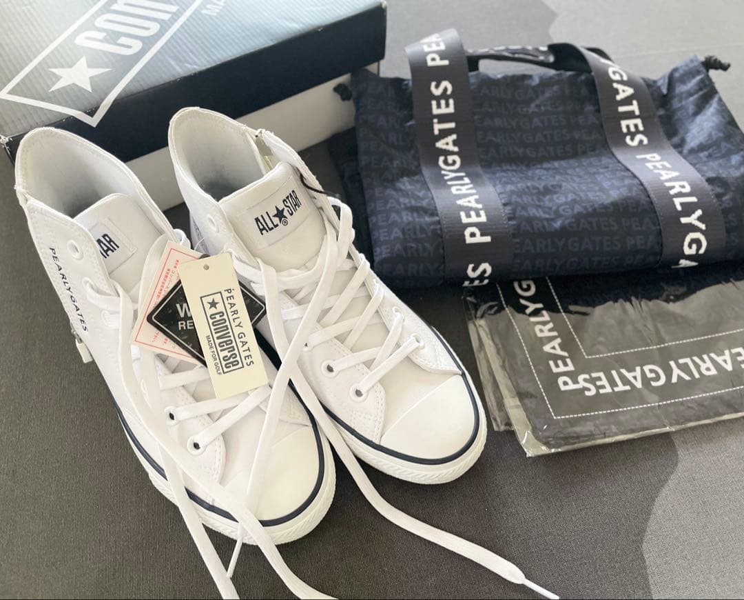 新品未使用パーリーゲイツ×コンバース　23、5cm ゴルフシューズ 楽天市場】♪ 早春ゴルフ応援価格！【PREMIUM CHOICE】PEARLY GATES