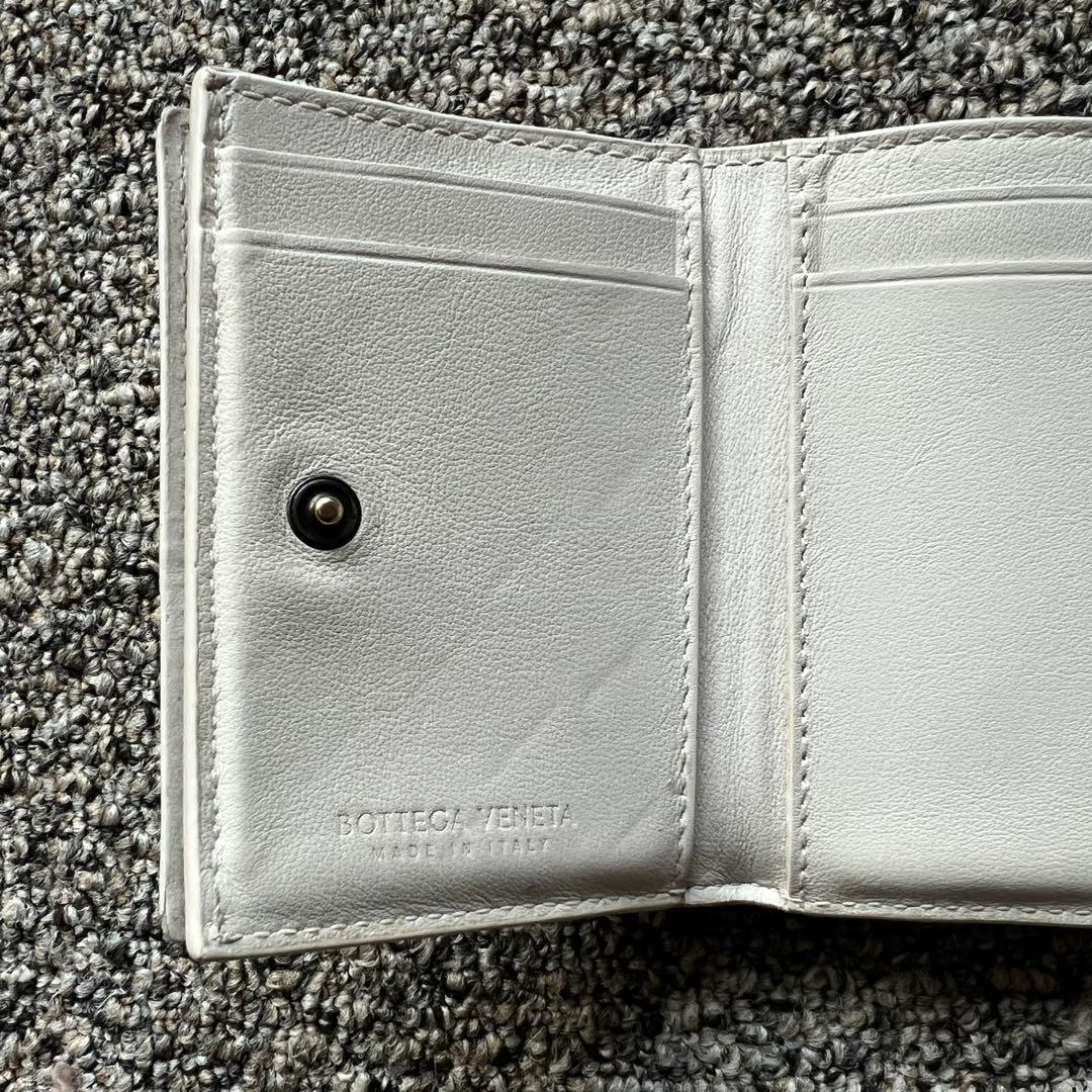 ボッテガヴェネタ 三つ折り財布 イントレチャート プラスター 伊勢丹