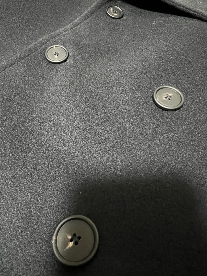 タリアトーレ ダブルベルテッドコート 定価18万 ネイビー 42 - メルカリ