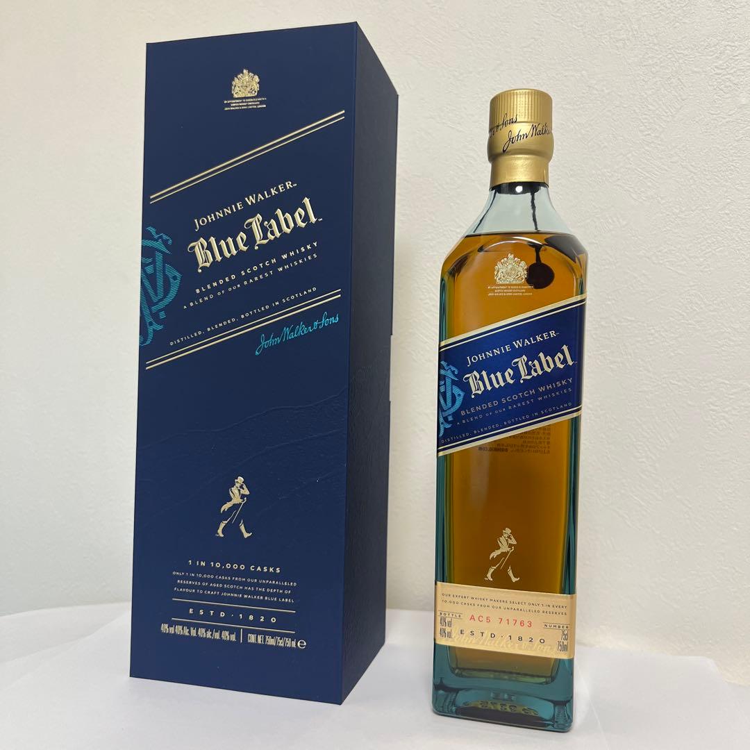 箱付未開封】ジョニーウォーカー ブルーラベル 750ml 正規品 - メルカリ