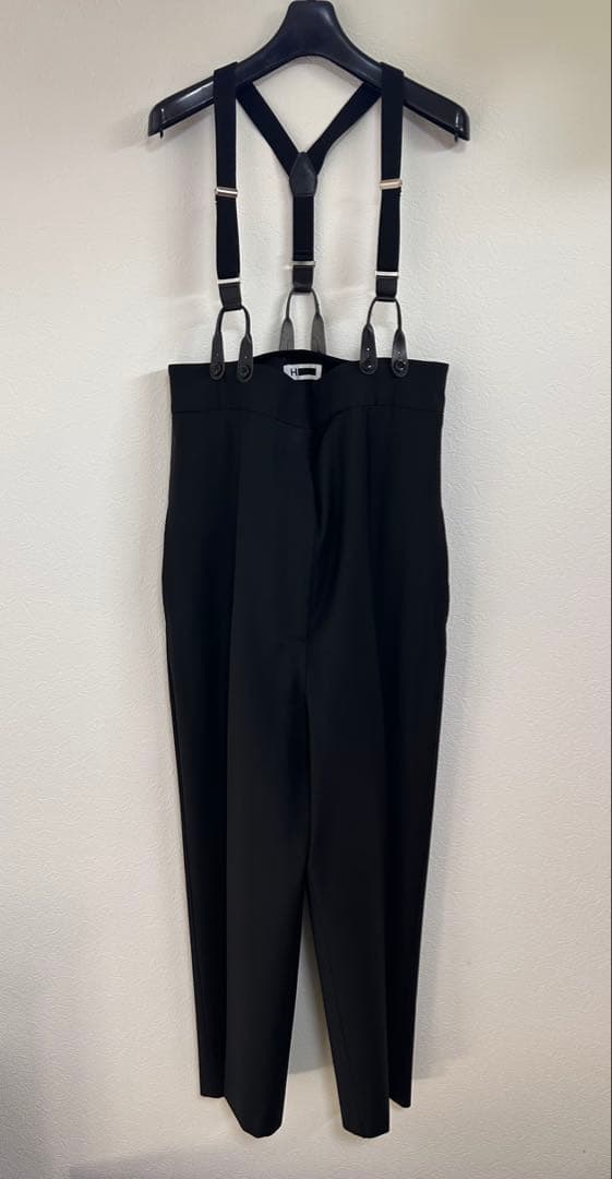 H BEAUTY&YOUTH ハイウエストサスペンダーパンツ - メルカリ