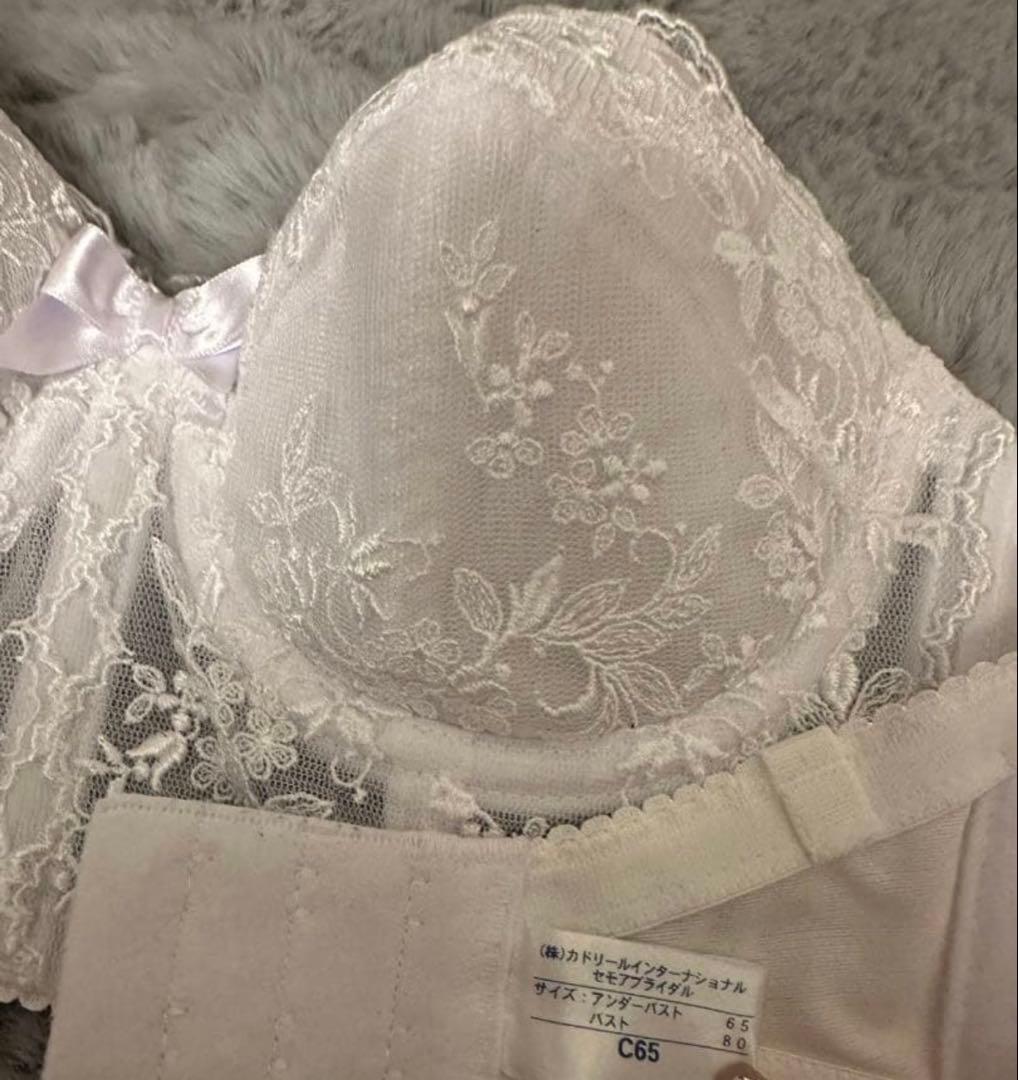 美品フルセット】セモア ブライダルインナー C65 58 - メルカリ