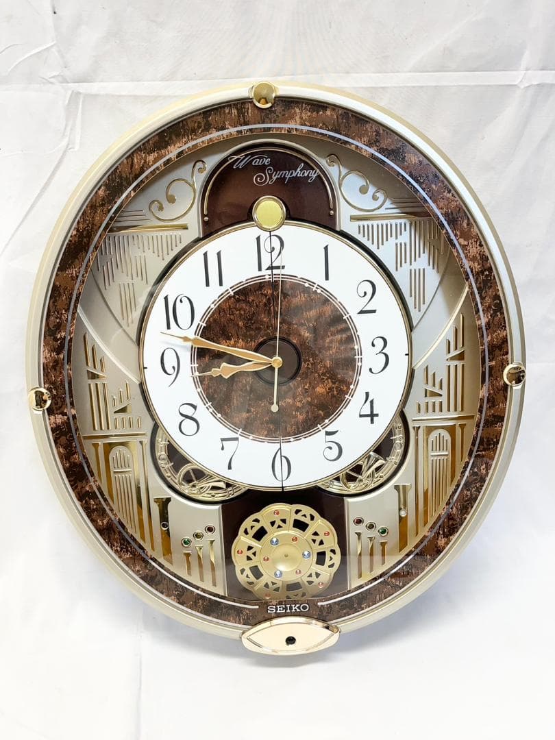 SEIKO セイコー ウェーブシンフォニー RE568B 電波時計 からくり時計