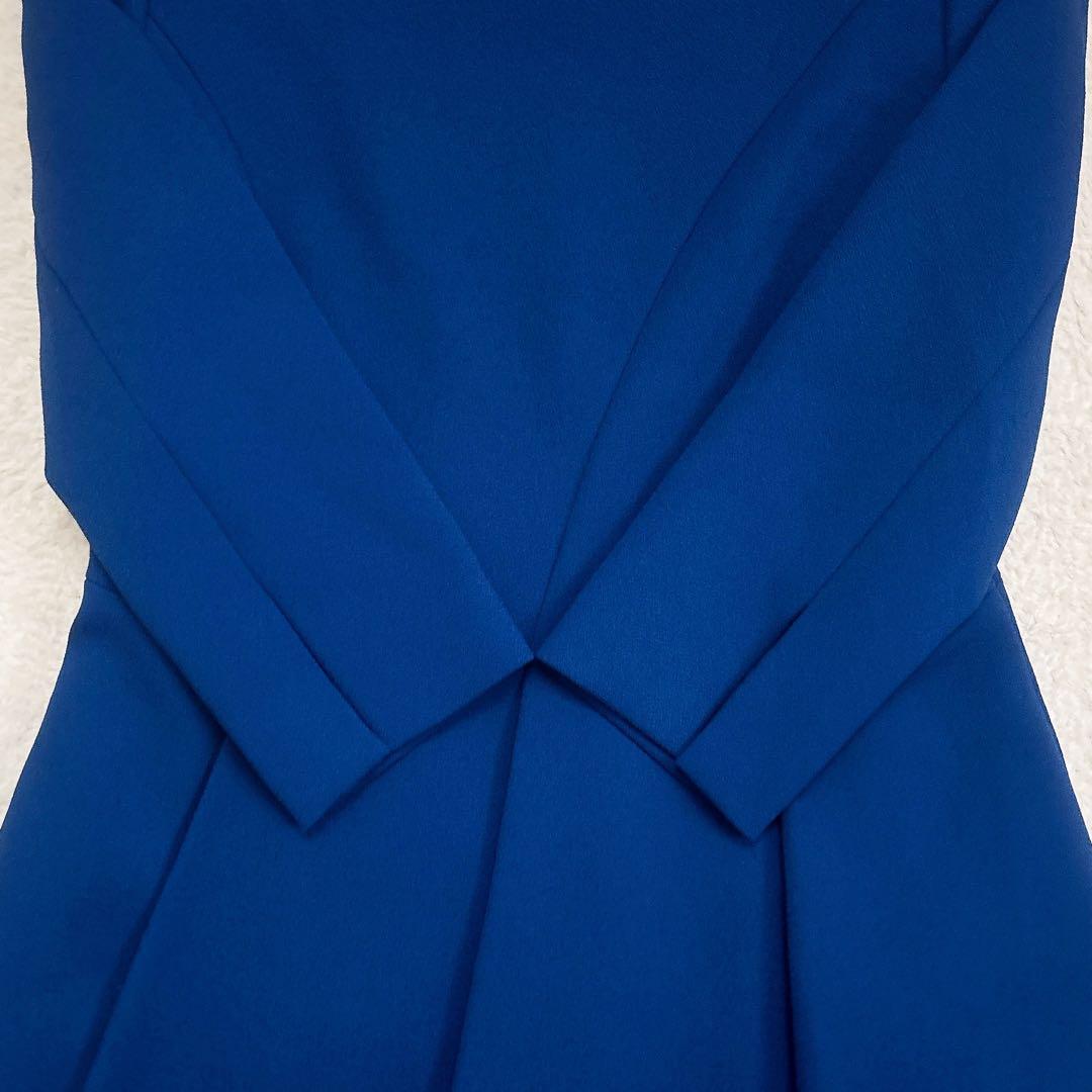 専用》ADORE ハイツイストアムンゼンドレス フレア 青 ロイヤルブルー