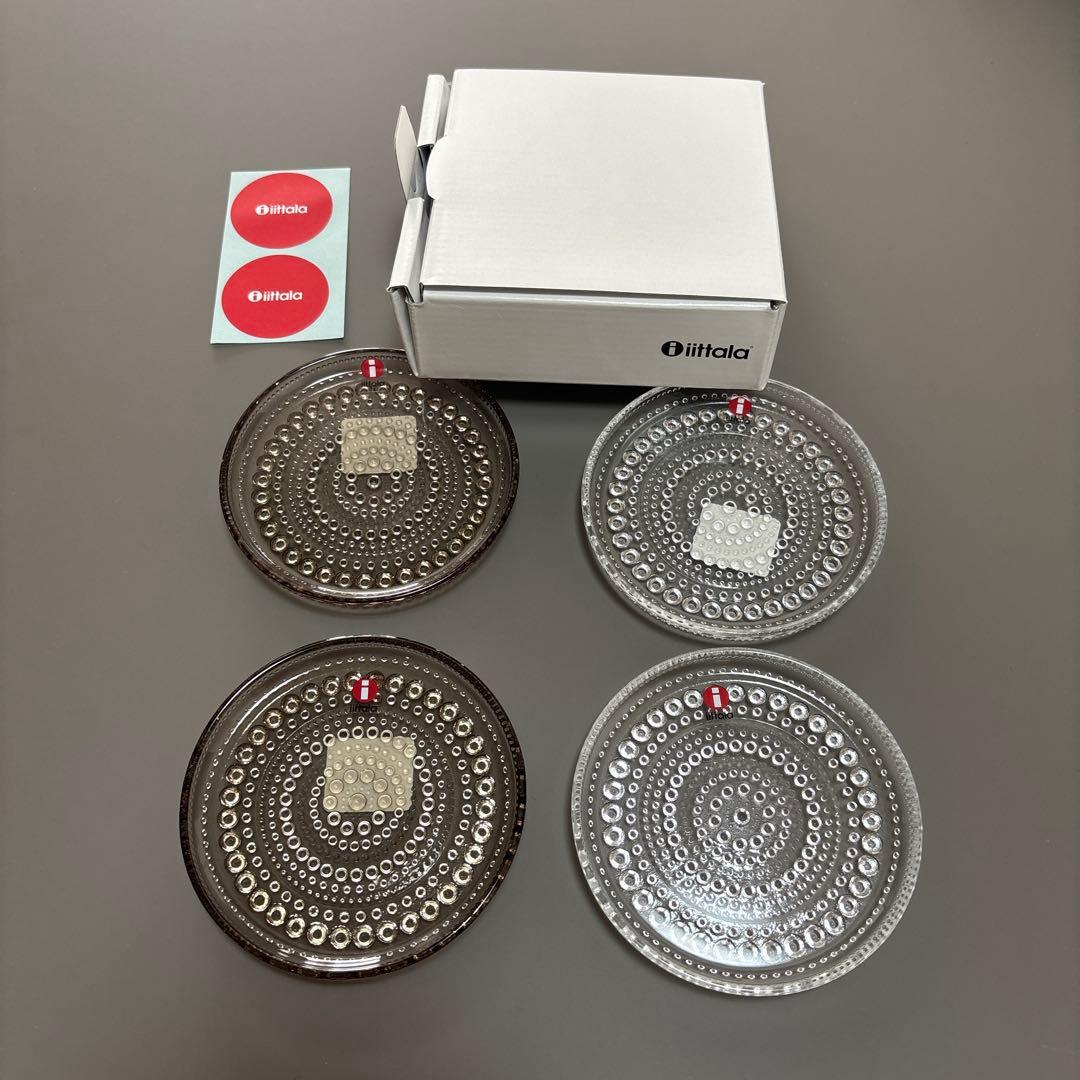 イッタラ　カステヘルミ 10cm 4枚セット iittala - イッタラ カステヘルミ 10cm レイン 4枚セットの通販 by め