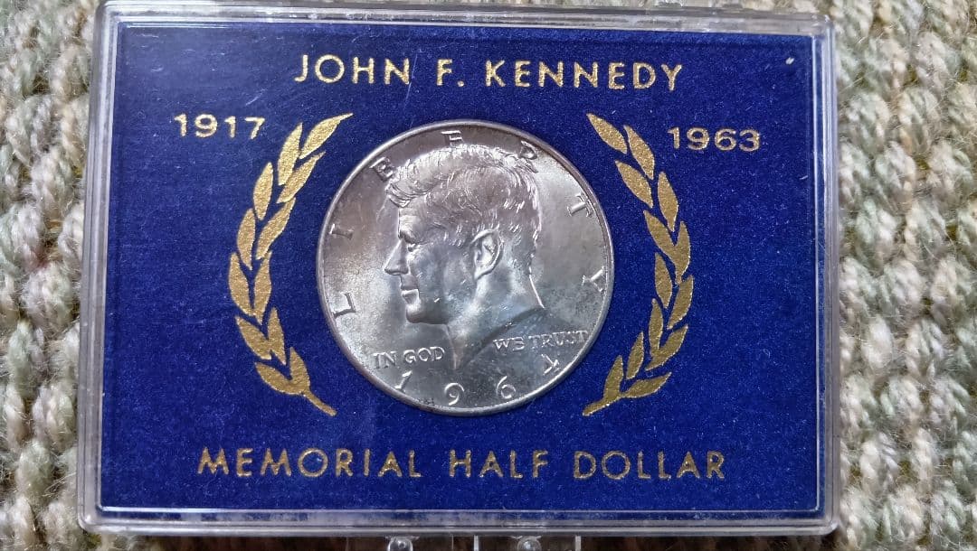 ジョン・F・ケネディ メモリアルハーフドル 1964年 - メルカリ