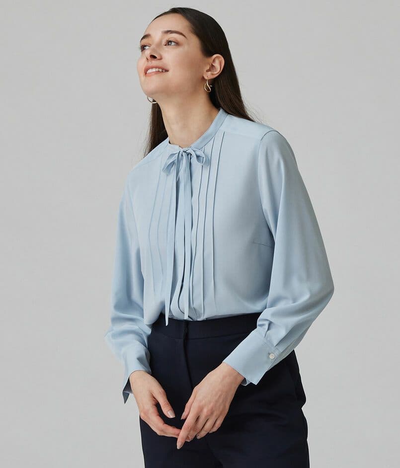 新品　TOMORROWLAND　クリアデシン ボウタイブラウス TOMORROWLAND｜クリアデシン ボウタイブラウス | Rakuten Fashion(楽天