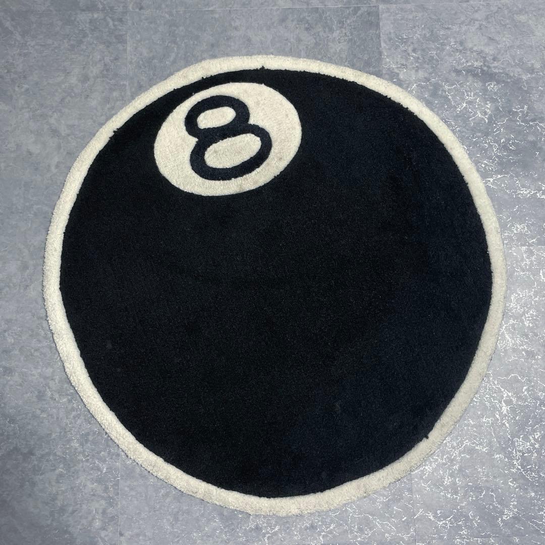 Mitubati 　stussy 8ボール　ラグ　ブラック STUSSY - （超希少）STUSSY 8 BALL RUG BLACKの通販 by sea's shop