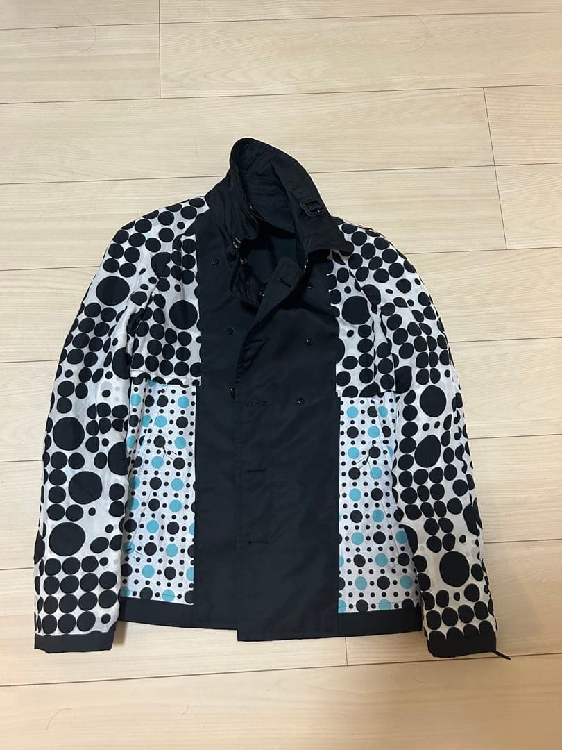 期間限定値下げ コムデギャルソンオムプリュス 水玉 トレンチ - メルカリ