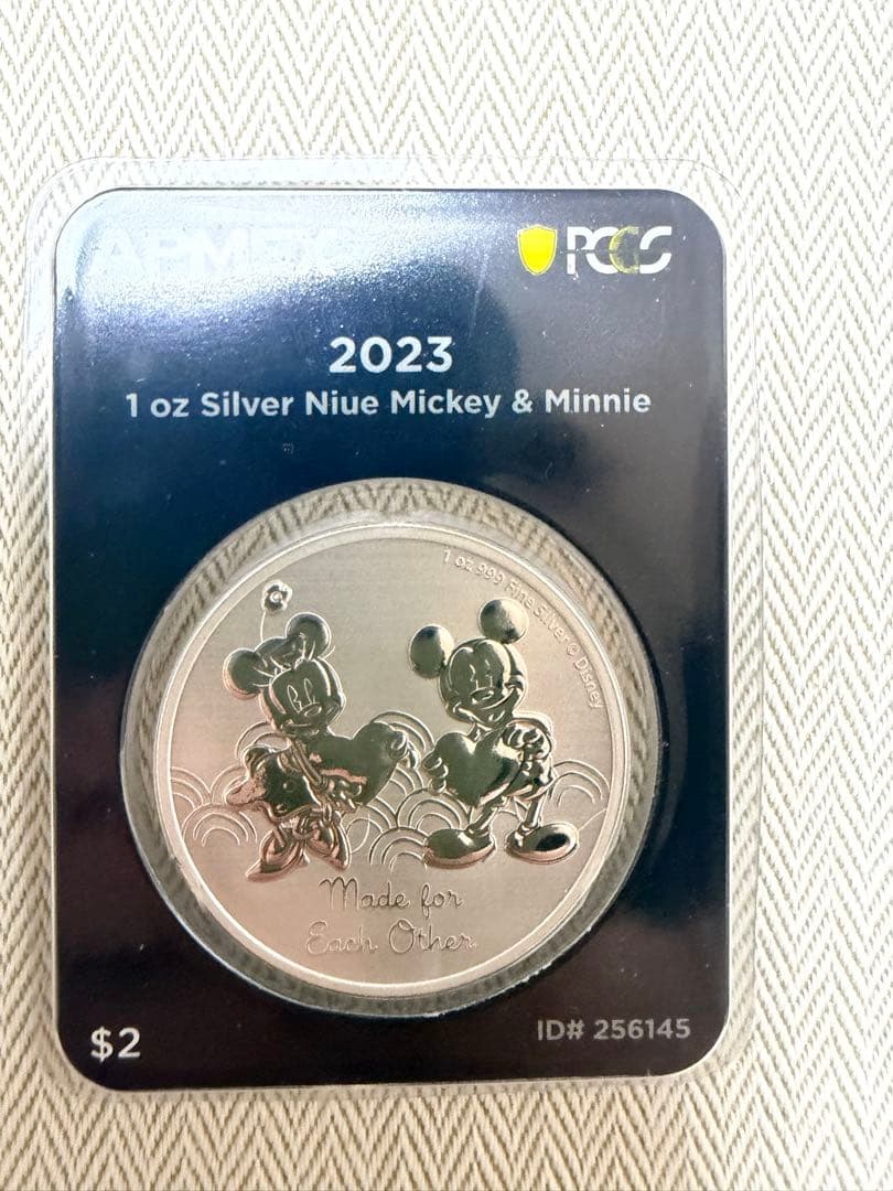 2023 ニウエ1oz銀貨 ミッキー&ミニー FirstStrike 2025年 ニウエ 2ドル銀貨（純銀31 1g）ミッキークリスマス 保護