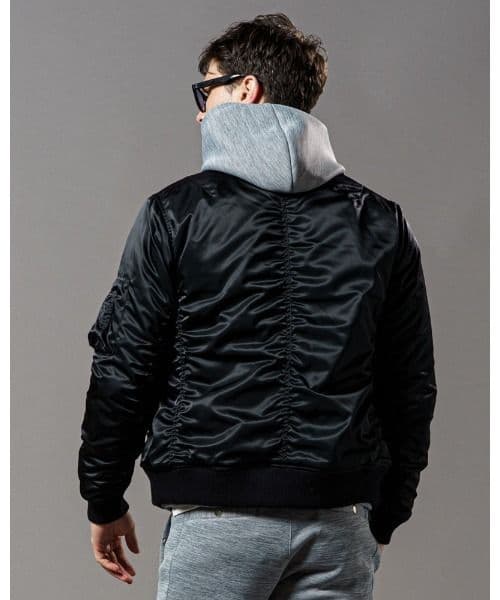 wjk vintage twill MA-1 黒 XL archive 美品 - メルカリ