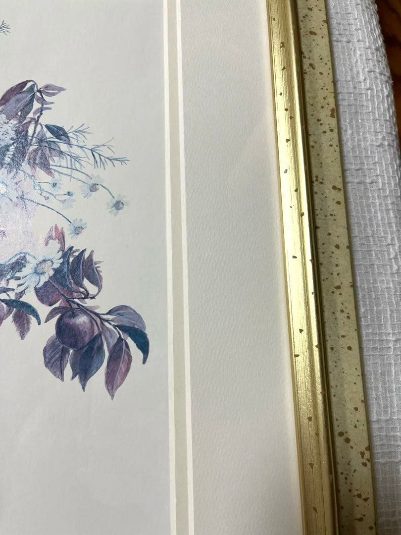 限定品‼️】橋本不二子作 「Red Plumを頂いて」 限定版画 直筆サイン