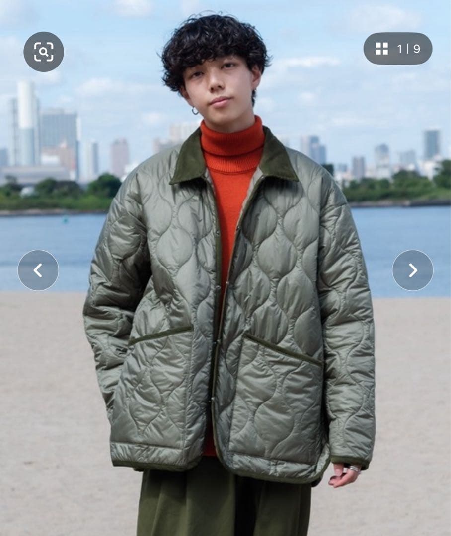 値下げ受け付けます キルティングジャケット オリーブグリーン - メルカリ