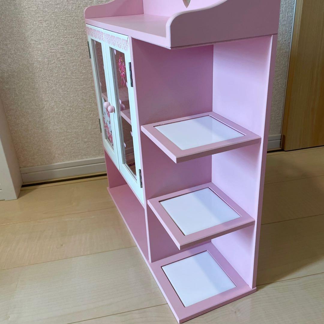 ゆ*)様 【希少】Hello Kitty 家具 食器棚セット ピンク - メルカリ