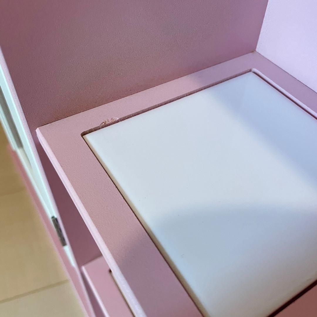 ゆ*)様 【希少】Hello Kitty 家具 食器棚セット ピンク - メルカリ