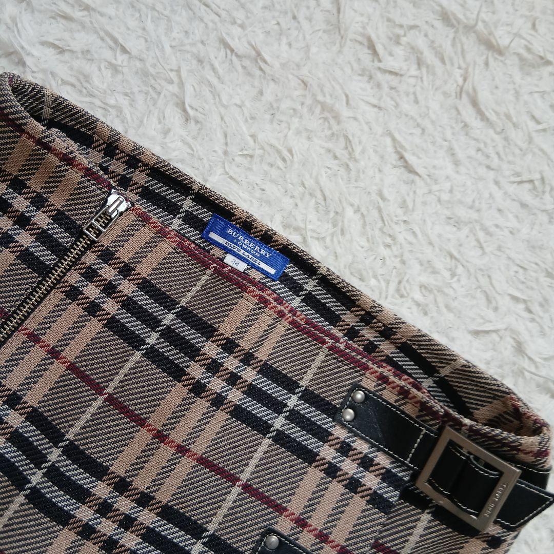 極美品】【BURBERRY BLUE LABEL】希少 ノバチェック スカート - メルカリ