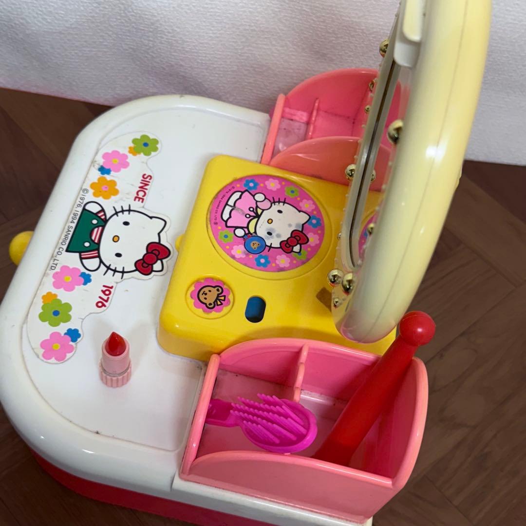 ハローキティ ドレッサー おもちゃ 当時物 レトロ お化粧 メイク 鏡