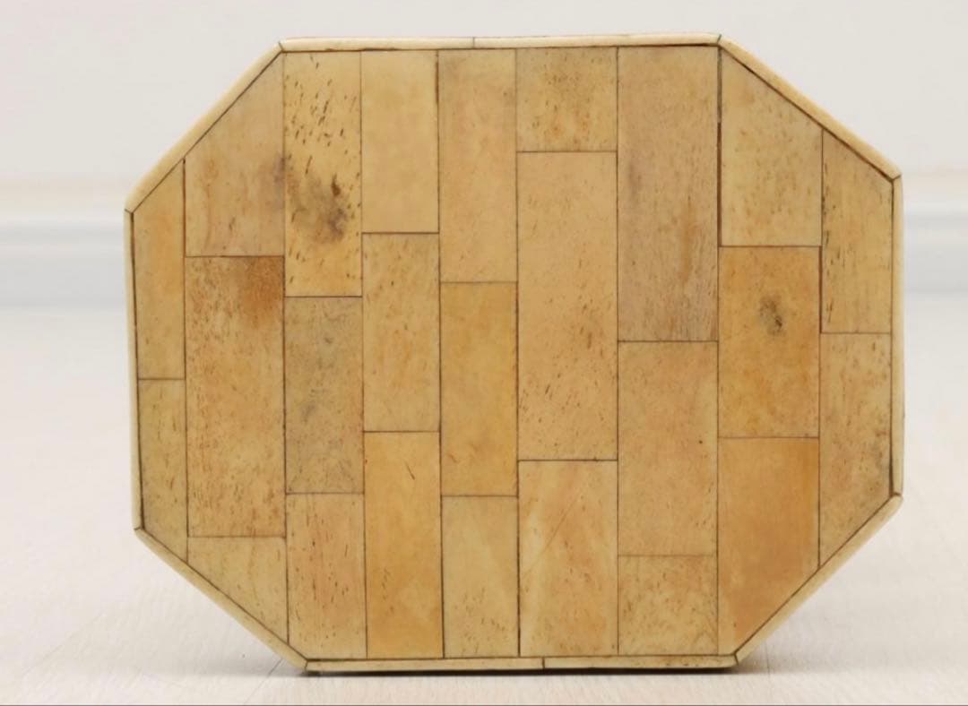 中国古美術品　清の時代　骨製 観音菩薩立像 H56.2×W15.3×12.5cm