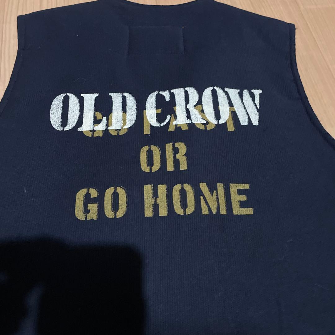 OLD CROW ネイビー ベスト ウールライニング - メルカリ