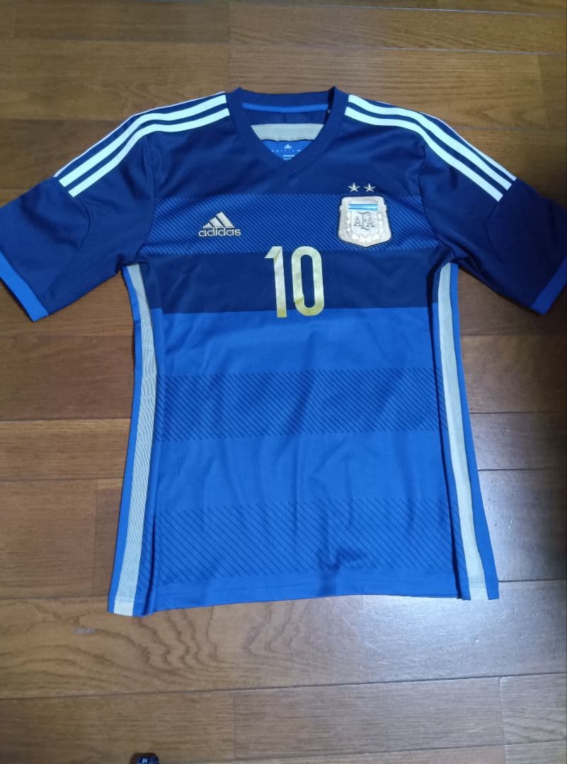 2014年 アルゼンチン代表 アウェイ メッシ 10番 正規品 当時物 - メルカリ