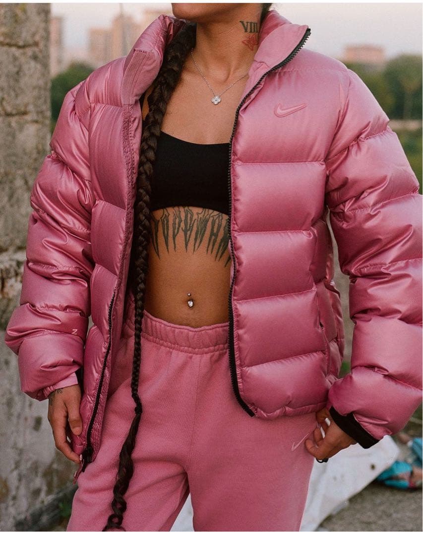 Nike NOCTA ピンク ダウンジャケット - メルカリ