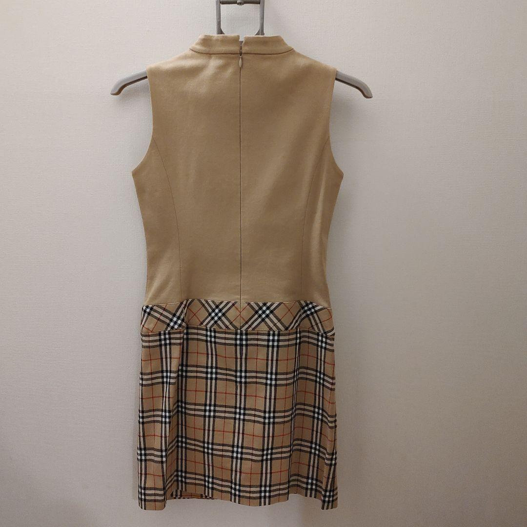 BURBERRY BLUE LABEL ノバチェックドッキングワンピース 38 - メルカリ