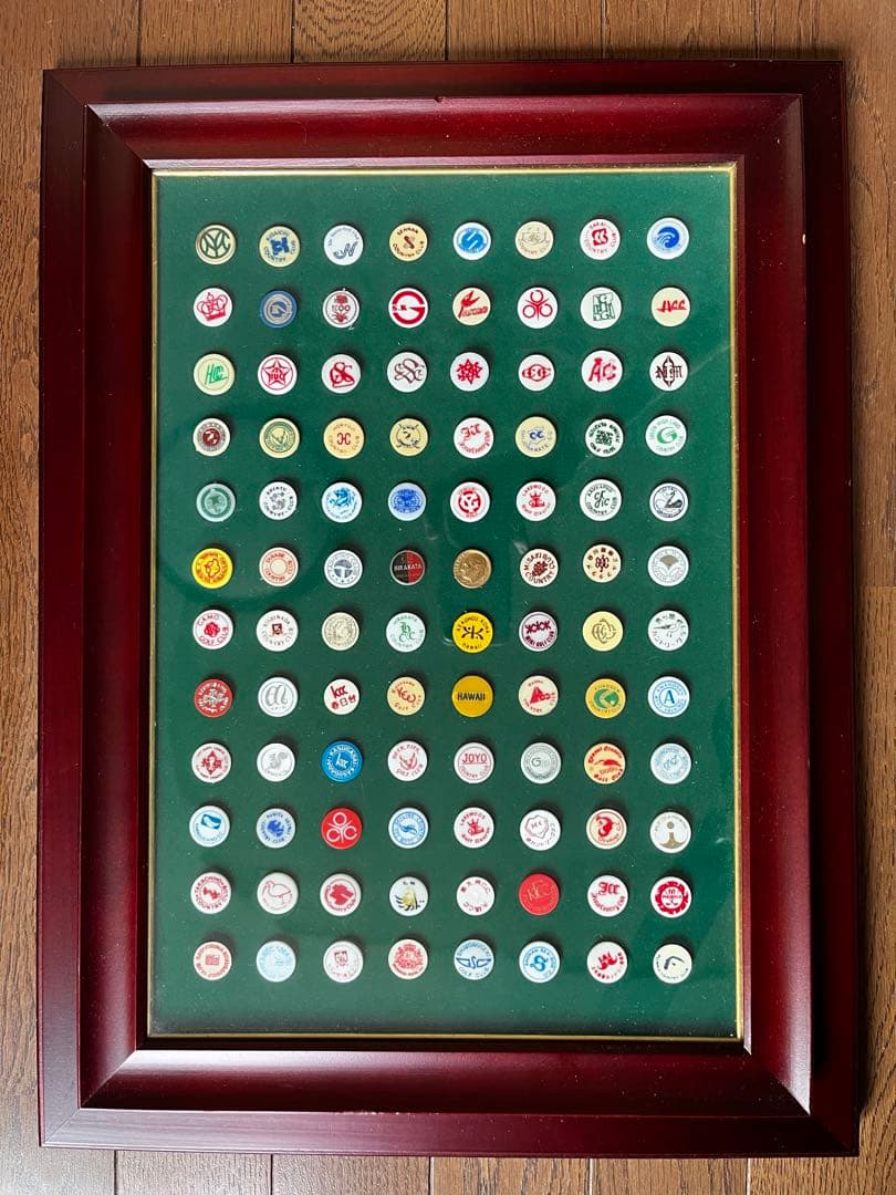 2割値下げ☆未使用☆ゴルフ ボール マーカー 額装 マーカー96個