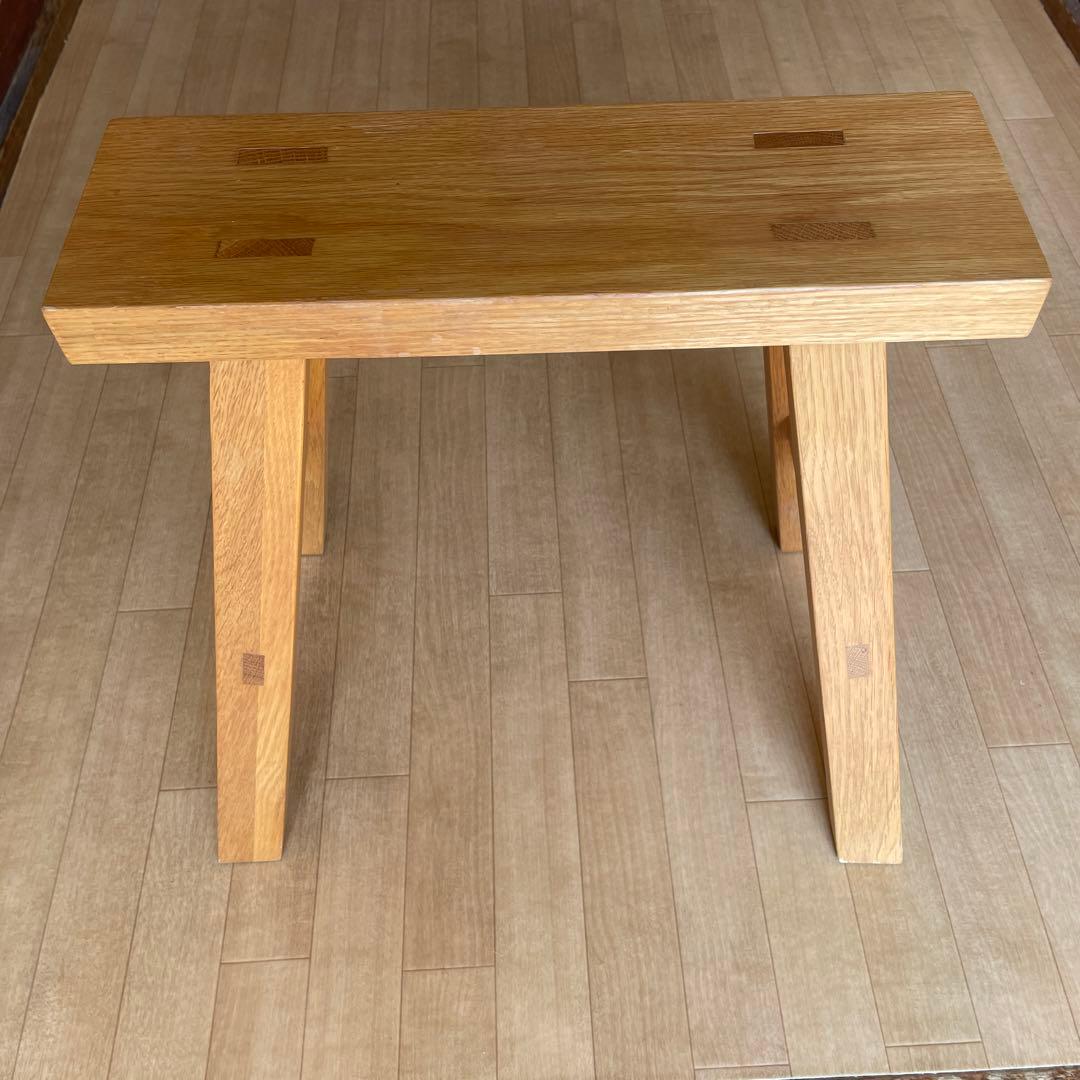 無印 木製ベンチ 小 - メルカリ