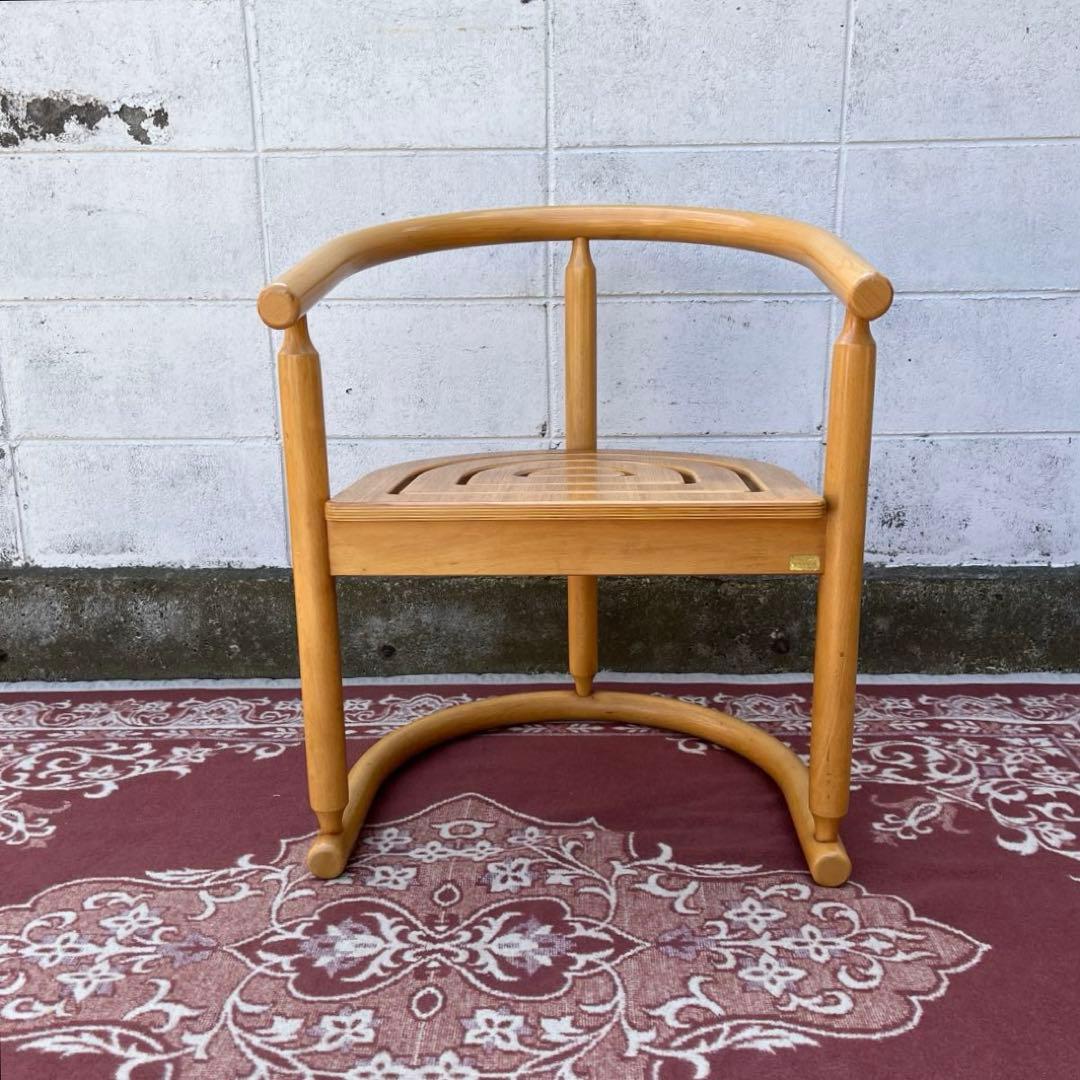 古家具ビンテージ品◾️National 木製家具 アームチェア 木製チェア B イギリス アンティーク アームチェア/木製椅子/ダイニングチェア/店舗