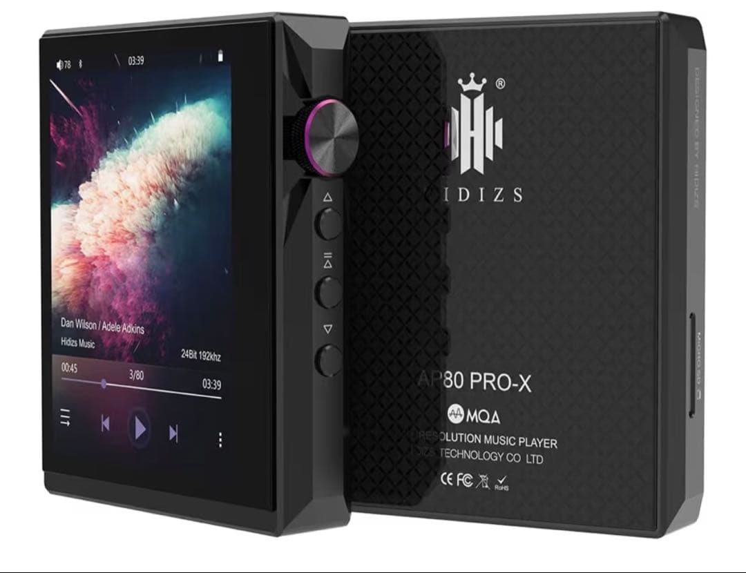HIDIZS AP80 PRO-X ハイレゾ音楽プレーヤー　DAP Hidizs AP80 PRO-X」デュアルDAC搭載＆バランス出力対応。エントリー