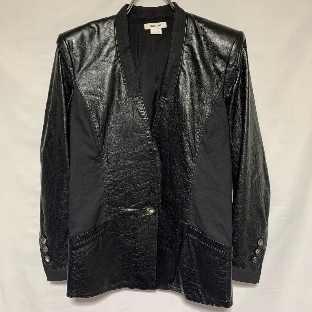 HELMUT LANG レザージャケット シープスキン HELMUT LANG Sheepskin Leather Jacket | VOLAR