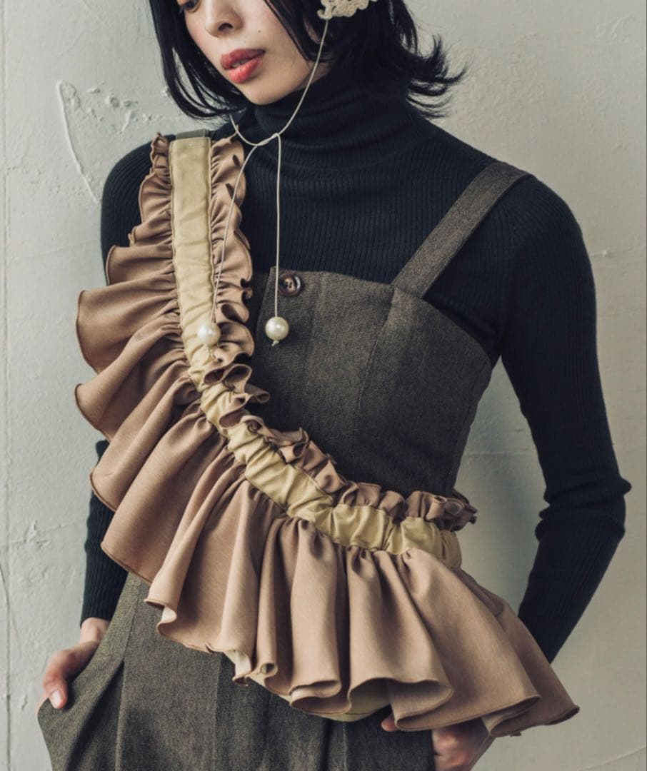 ORIENT MILLINERY DORA【ドーラ】Frilled Bag ORIENT MILLINERY ウエストポーチ ウエストバッグ DORA「ドーラ