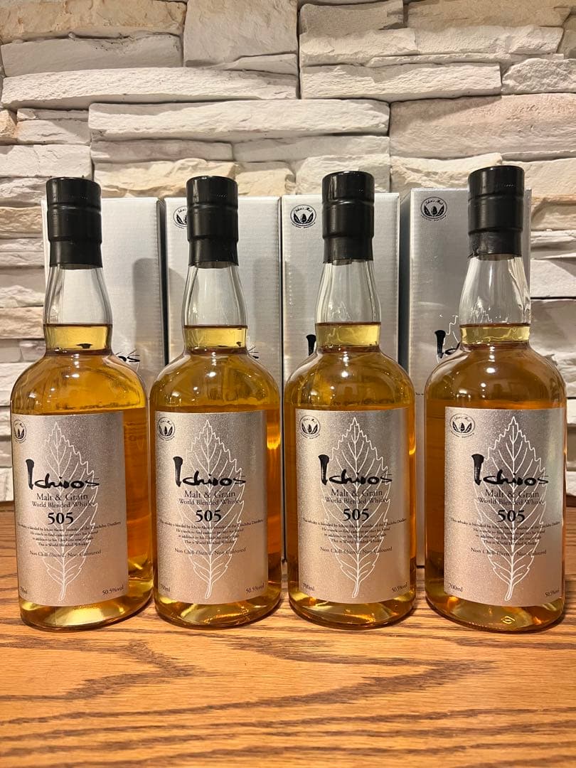 【希少】イチローズモルト&グレーン505 4本セット イチローズモルト イチローズモルト＆グレーン20thアニバーサリー