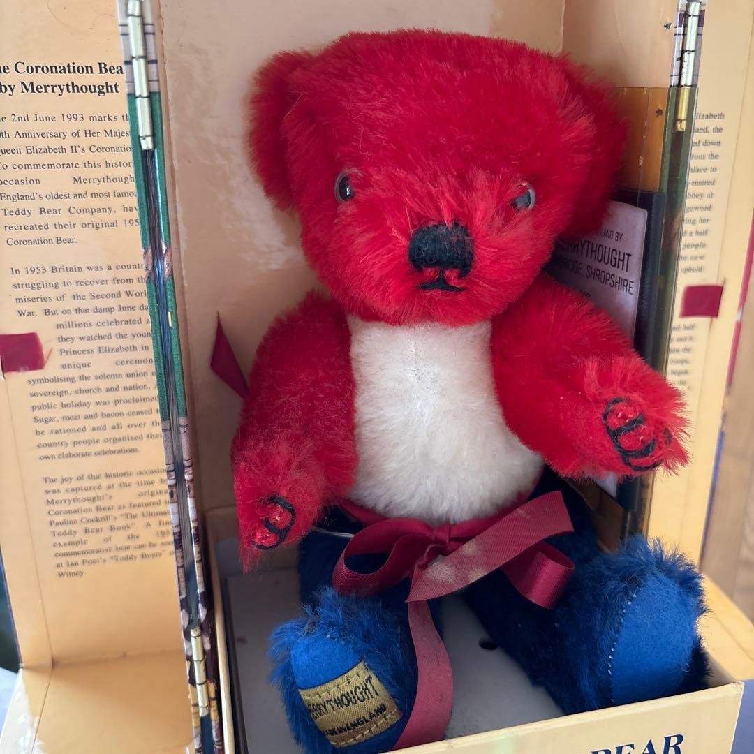 希少 Merrythought CA8 Coronation Bear 限定版 Charles III Coronation Bear by Merrythought