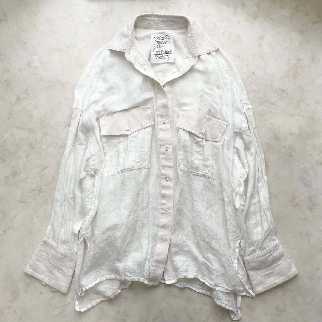 Chaos リネン　コットン　オーバーサイズシャツ　ドロップショルダー ドロップショルダーシャツ | オーガニックコットン | CRAFSTO