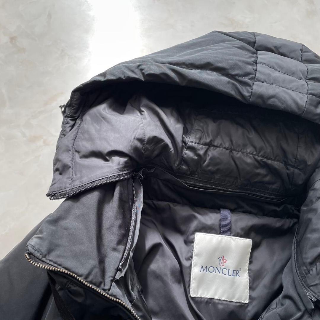 モンクレール NIM GIUBBOTTO ロングダウンコート XS ロゴ金具