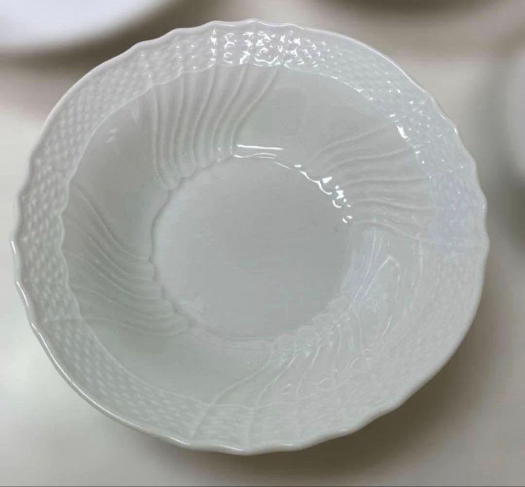 美品】リチャードジノリ ベッキオホワイト フルーツソーサー 15cm×5枚