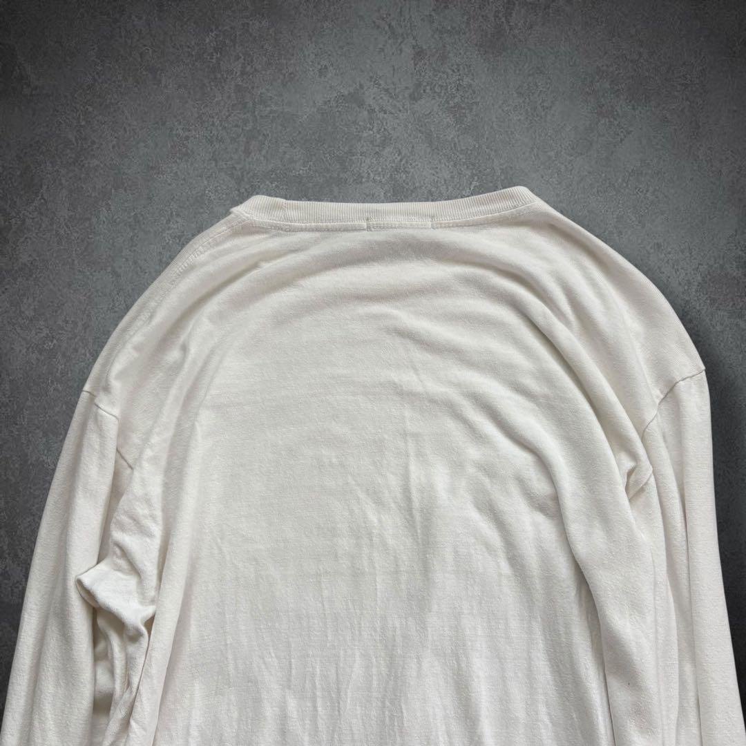 00s ダメージ ラメ ロンT 長袖 y2k 平成 グランジ ギャル お兄系